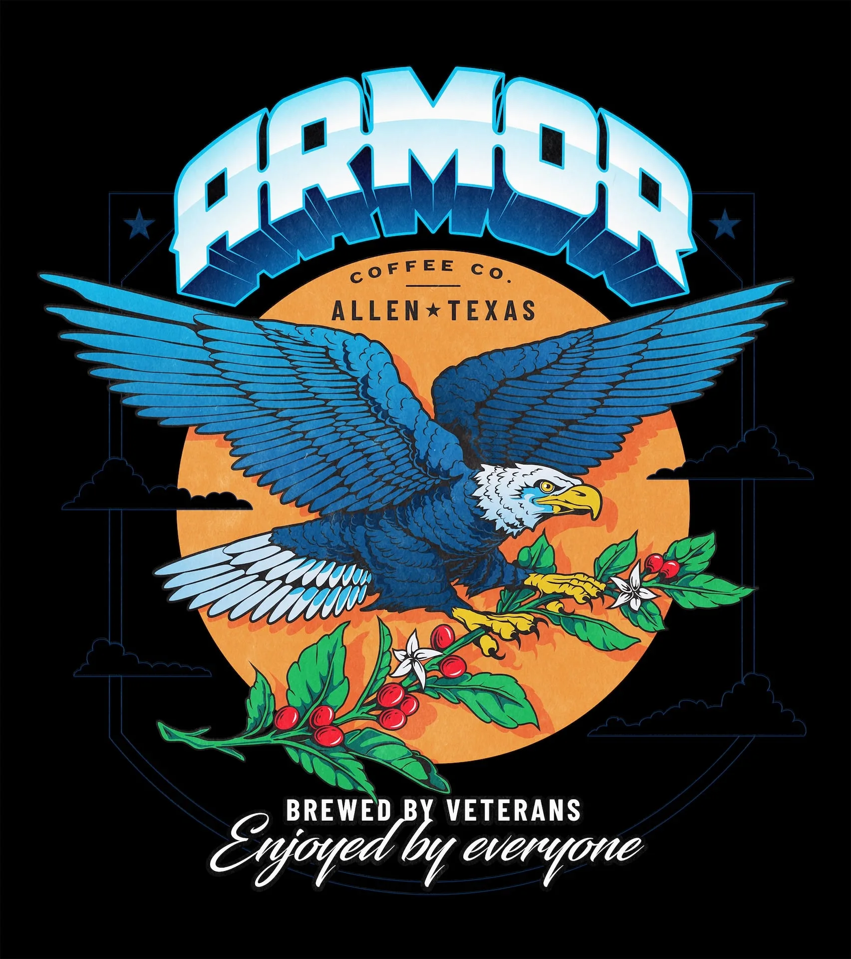 Armor eagle shirt design