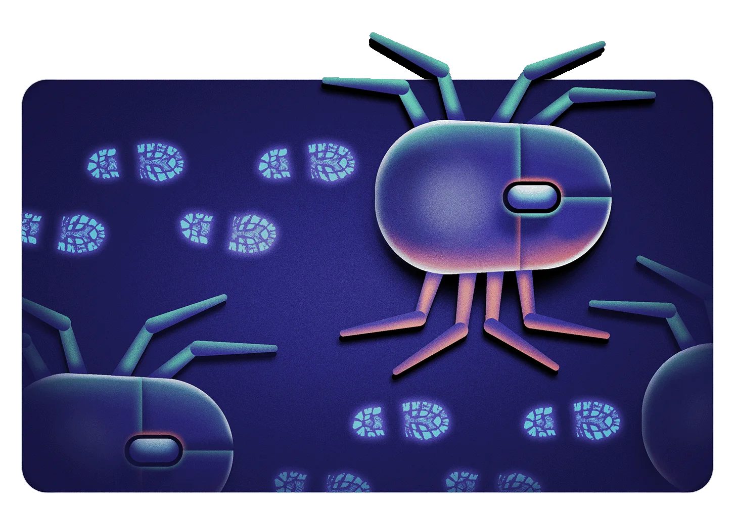 ClickStream illustration: AI crawlers