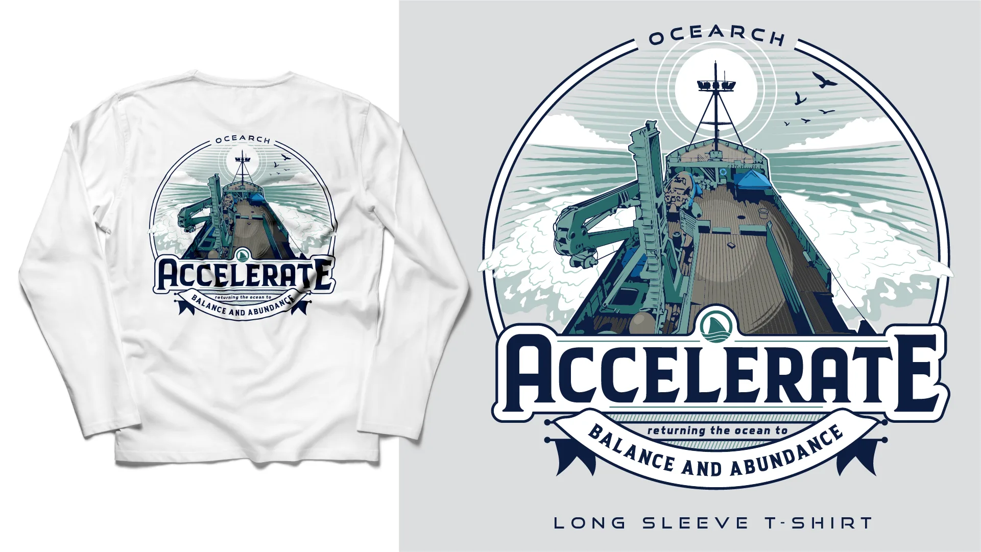 Accelerate long sleeve t-shirt
