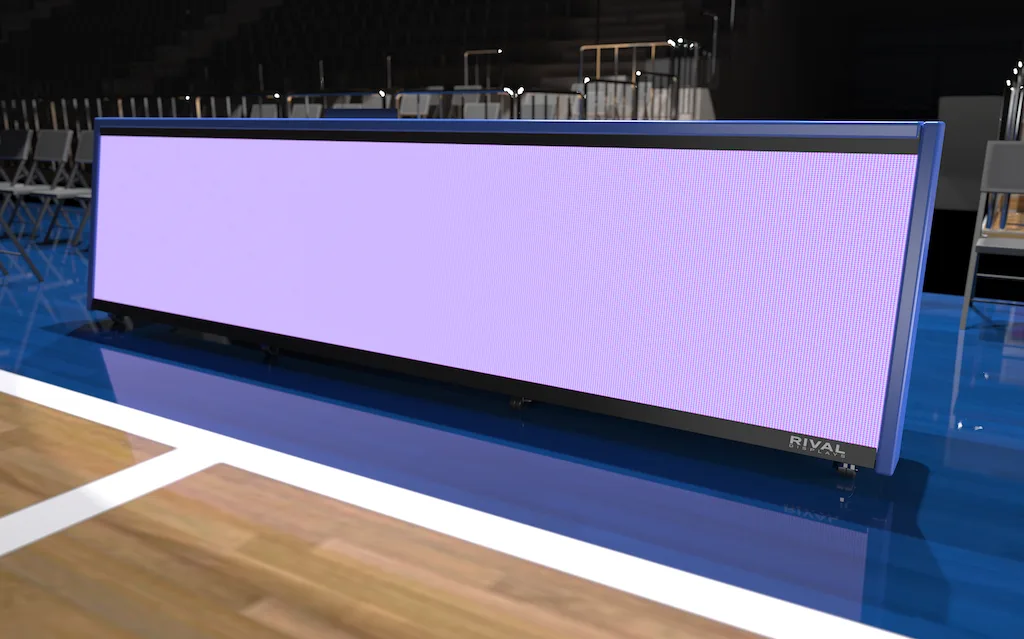 Scorer's table in arena